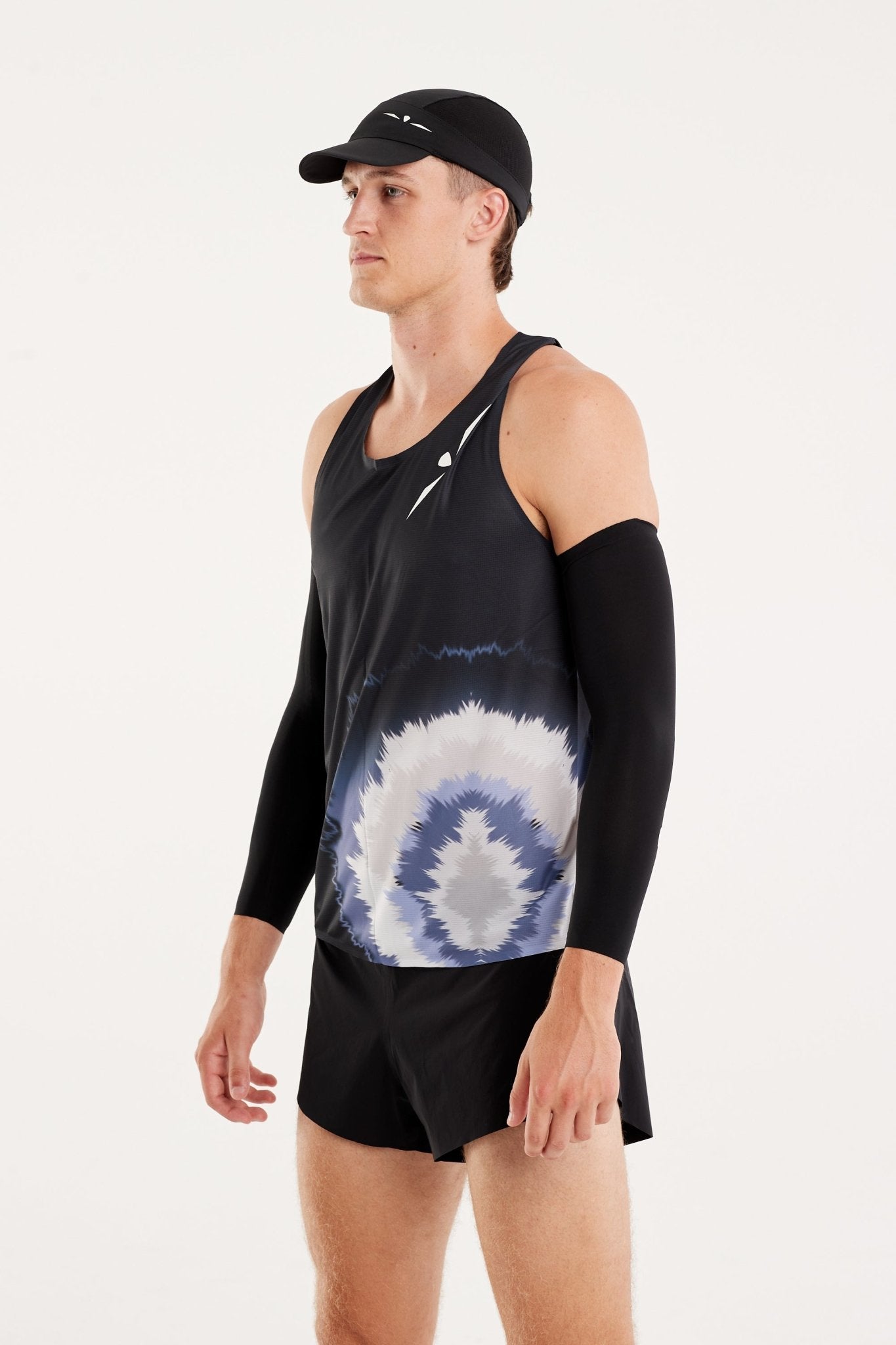 Singlet | Superlett | Black Tie-Dye - GRIT nation Sport