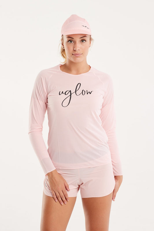 Langermet topp | SUPER LIGHT | Rose Quartz - GRIT nation Sport