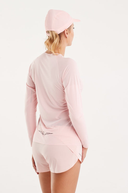 Langermet topp | SUPER LIGHT | Rose Quartz - GRIT nation Sport