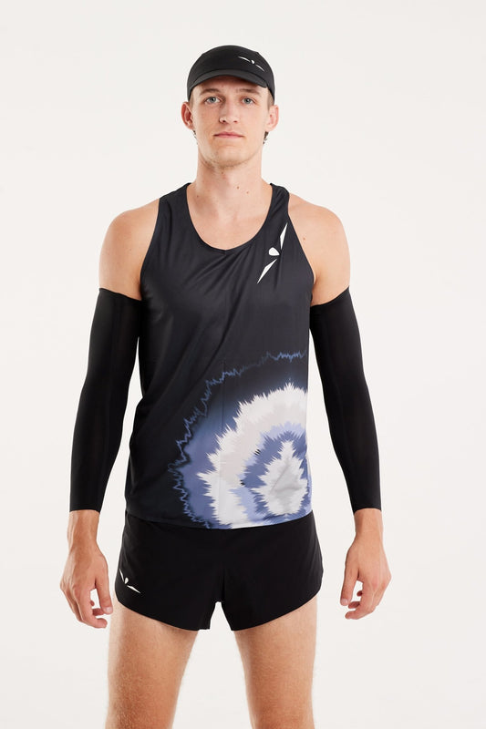 Singlet | Superlett | Black Tie-Dye - GRIT nation Sport