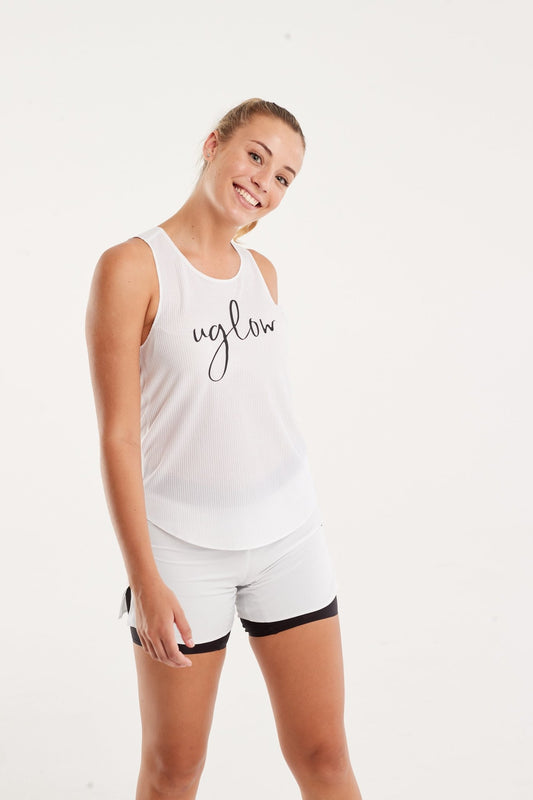 Tank Top Aero | White - GRIT nation Sport