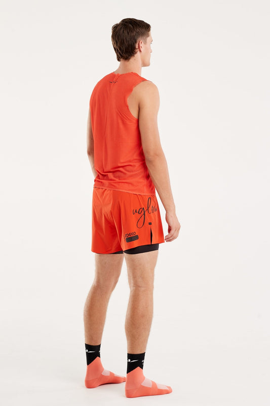 Tank Top | Trail | Tangerine - GRIT nation Sport